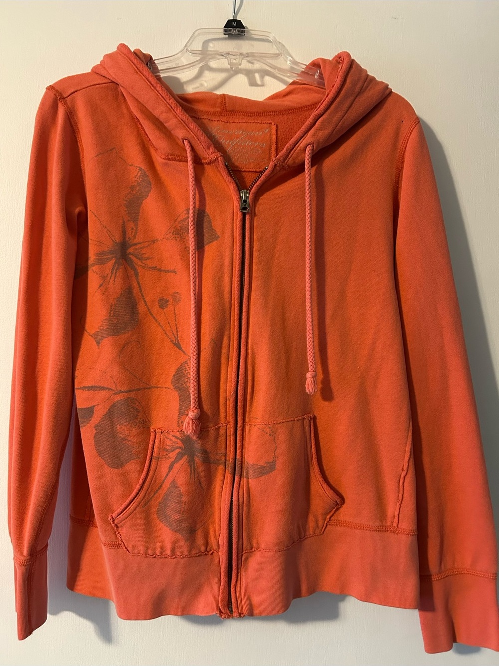 American Eagle Outfitters Coral Zip Hoodie